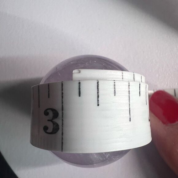 Amethyst‎ Crystal Marble Sphere Meditation Stone (#9) - Picture 6 of 8